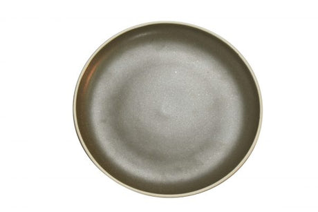 Round Coupe Plate - 200mm, Urban, Dark Grey from tablekraft. Matt Finish, made out of Porcelain and sold in boxes of 6. Hospitality quality at wholesale price with The Flying Fork!