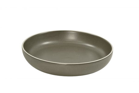 Bowl Flared - 210mm, Urban, Dark Grey from tablekraft. Flared edges, made out of Porcelain and sold in boxes of 6. Hospitality quality at wholesale price with The Flying Fork!