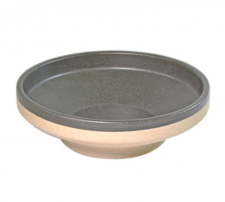 Round Bowl Footed - 153mm, Soho, Speckle Black from tablekraft. Footed, made out of Porcelain and sold in boxes of 6. Hospitality quality at wholesale price with The Flying Fork!