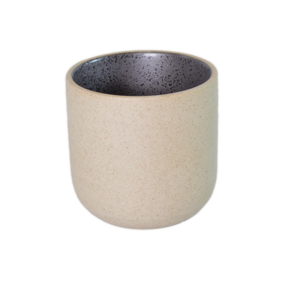 Tumbler, Soho, Speckle Black from tablekraft. made out of Porcelain and sold in boxes of 6. Hospitality quality at wholesale price with The Flying Fork!