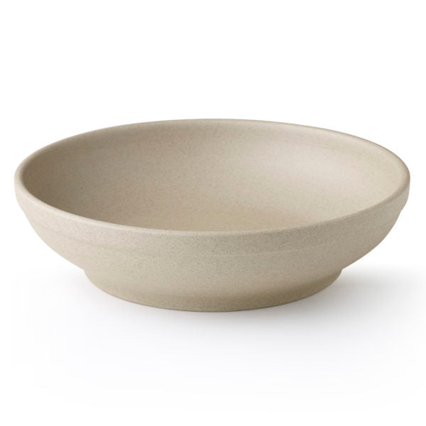 Round Bowl Flared - 230mm, Soho, Stone from tablekraft. Flared edges, made out of Porcelain and sold in boxes of 4. Hospitality quality at wholesale price with The Flying Fork!
