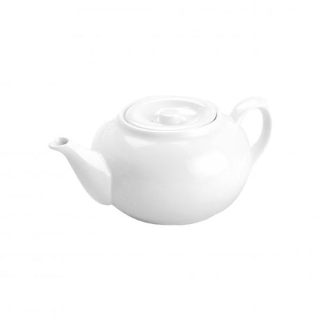 Teapot - 500mL, White from Vitroceram. made out of Porcelain and sold in boxes of 48. Hospitality quality at wholesale price with The Flying Fork!