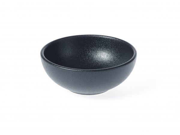 Cereal Bowl - 160x55mm, Black from tablekraft. made out of Porcelain and sold in boxes of 4. Hospitality quality at wholesale price with The Flying Fork!