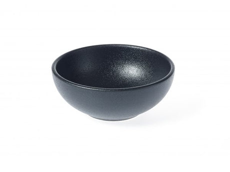 Cereal Bowl - 160x55mm, Black from tablekraft. made out of Porcelain and sold in boxes of 4. Hospitality quality at wholesale price with The Flying Fork!