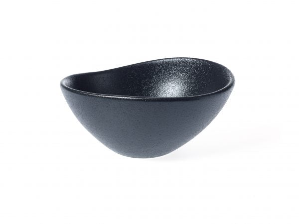 Triangular Bowl - 160x140mm, Black from tablekraft. made out of Porcelain and sold in boxes of 4. Hospitality quality at wholesale price with The Flying Fork!