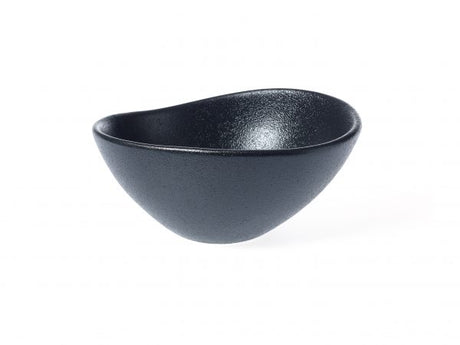 Triangular Bowl - 160x140mm, Black from tablekraft. made out of Porcelain and sold in boxes of 4. Hospitality quality at wholesale price with The Flying Fork!