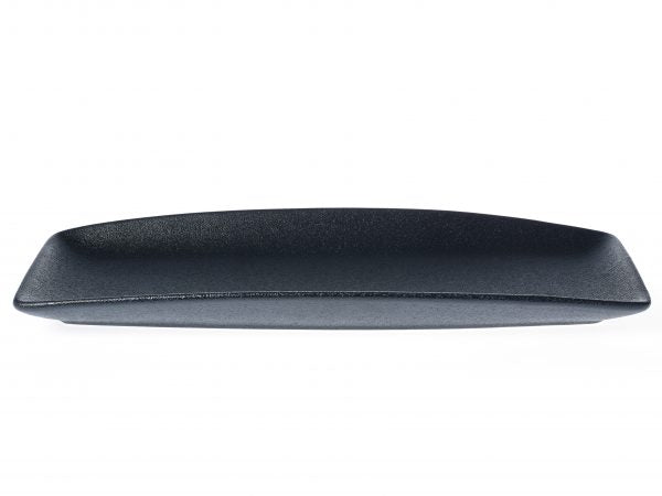 Rectangular Platter - 370x140x32mm, Black from tablekraft. made out of Porcelain and sold in boxes of 4. Hospitality quality at wholesale price with The Flying Fork!