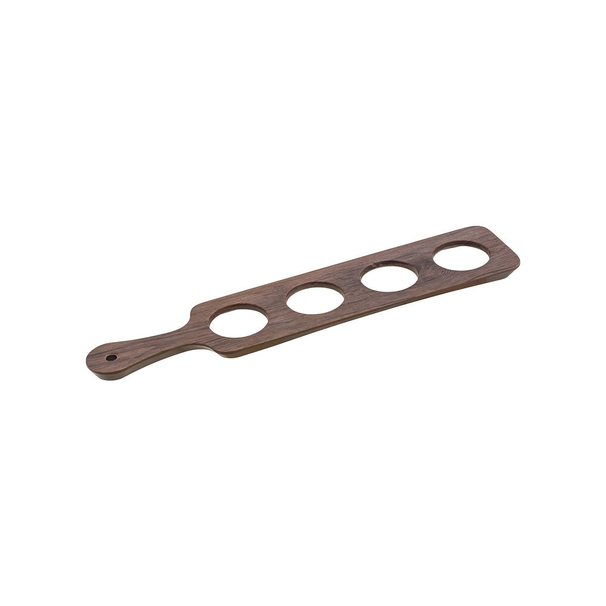 Ryner Melamine Wood Deco, Melamine Tasting Paddle - 4 Hole, 92x430mm, Wood Deco