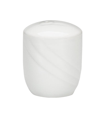 Pepper Shaker - Donna from Schonwald. made out of Porcelain and sold in boxes of 24. Hospitality quality at wholesale price with The Flying Fork!