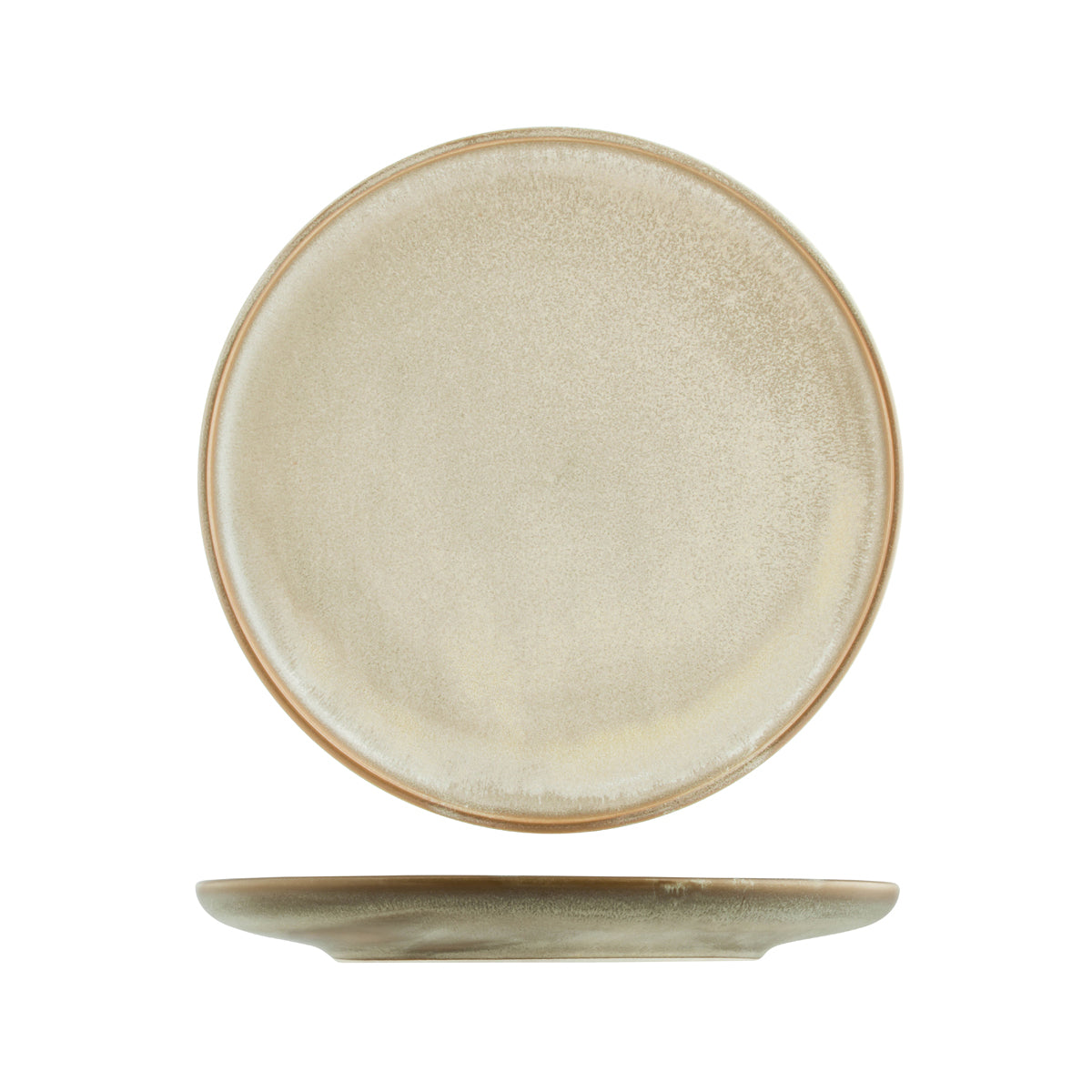 Round Plate - 260mm, Chic from Moda Porcelain. made out of Porcelain and sold in boxes of 4. Hospitality quality at wholesale price with The Flying Fork!