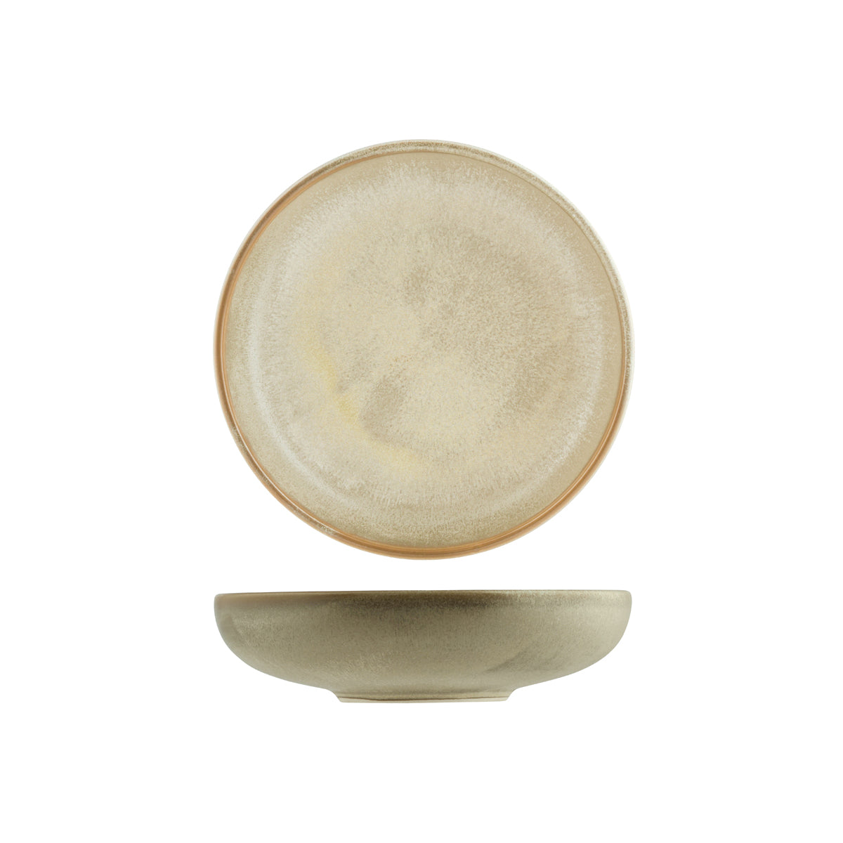 Round Bowl - 192mm, Earthy, Chic from Moda Porcelain. made out of Porcelain and sold in boxes of 6. Hospitality quality at wholesale price with The Flying Fork!