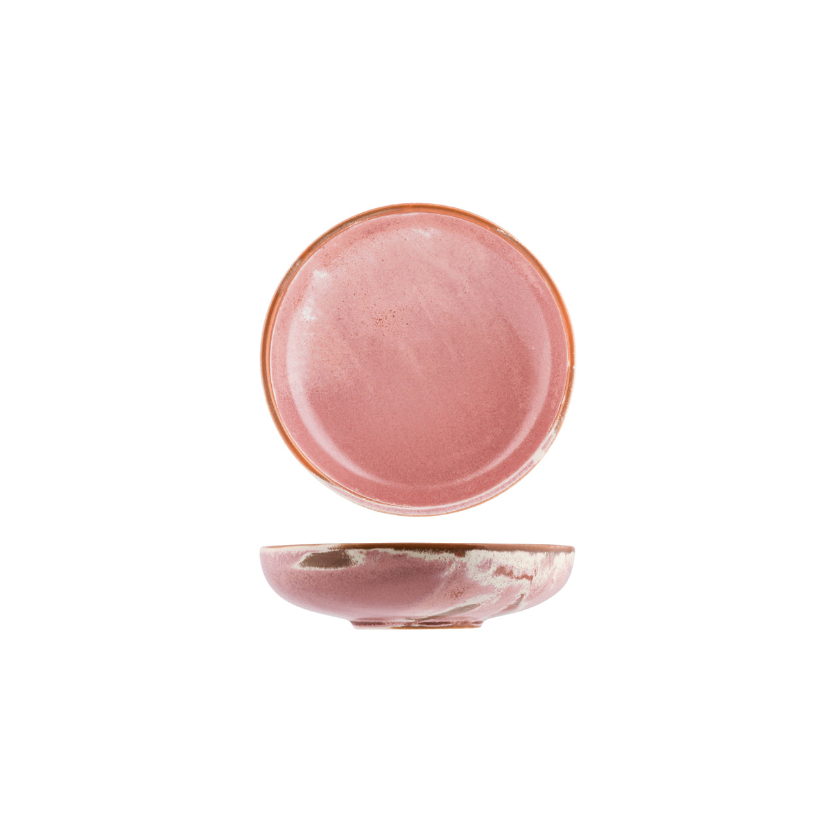 Round Bowl - 150mm, Icon, Pink from Moda Porcelain. made out of Porcelain and sold in boxes of 6. Hospitality quality at wholesale price with The Flying Fork!