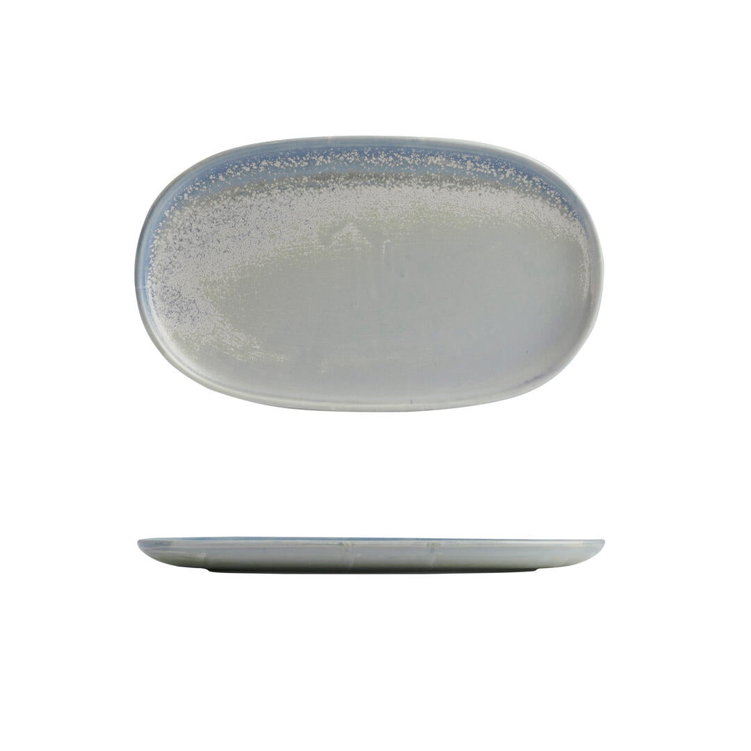 Oval Coupe Plate - 305 x 180mm, Cloud: Pack of 6