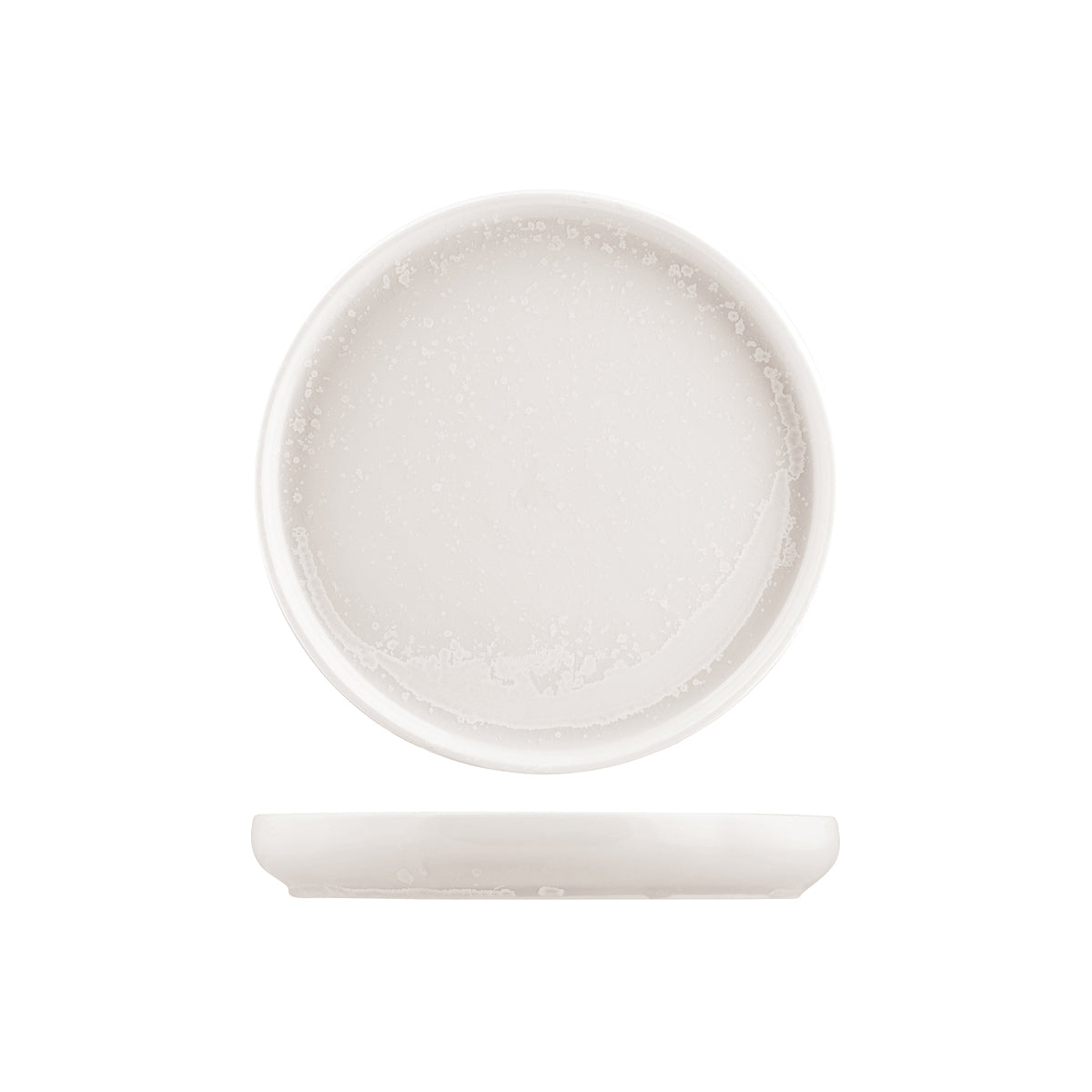 Stackable plate - 260mm, Snow, Moda Porcelain from Moda Porcelain. made out of Porcelain and sold in boxes of 3. Hospitality quality at wholesale price with The Flying Fork!