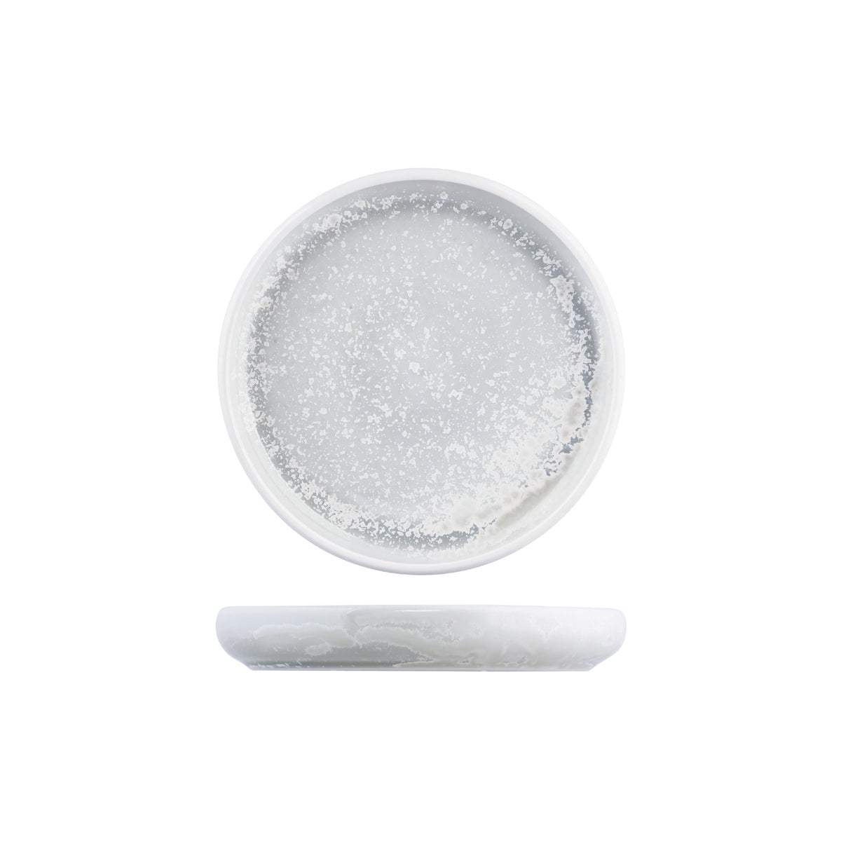 Stackable Round Plate - 182mm, Willow, Moda Porcelain from Moda Porcelain. Matt Finish, made out of Porcelain and sold in boxes of 6. Hospitality quality at wholesale price with The Flying Fork!