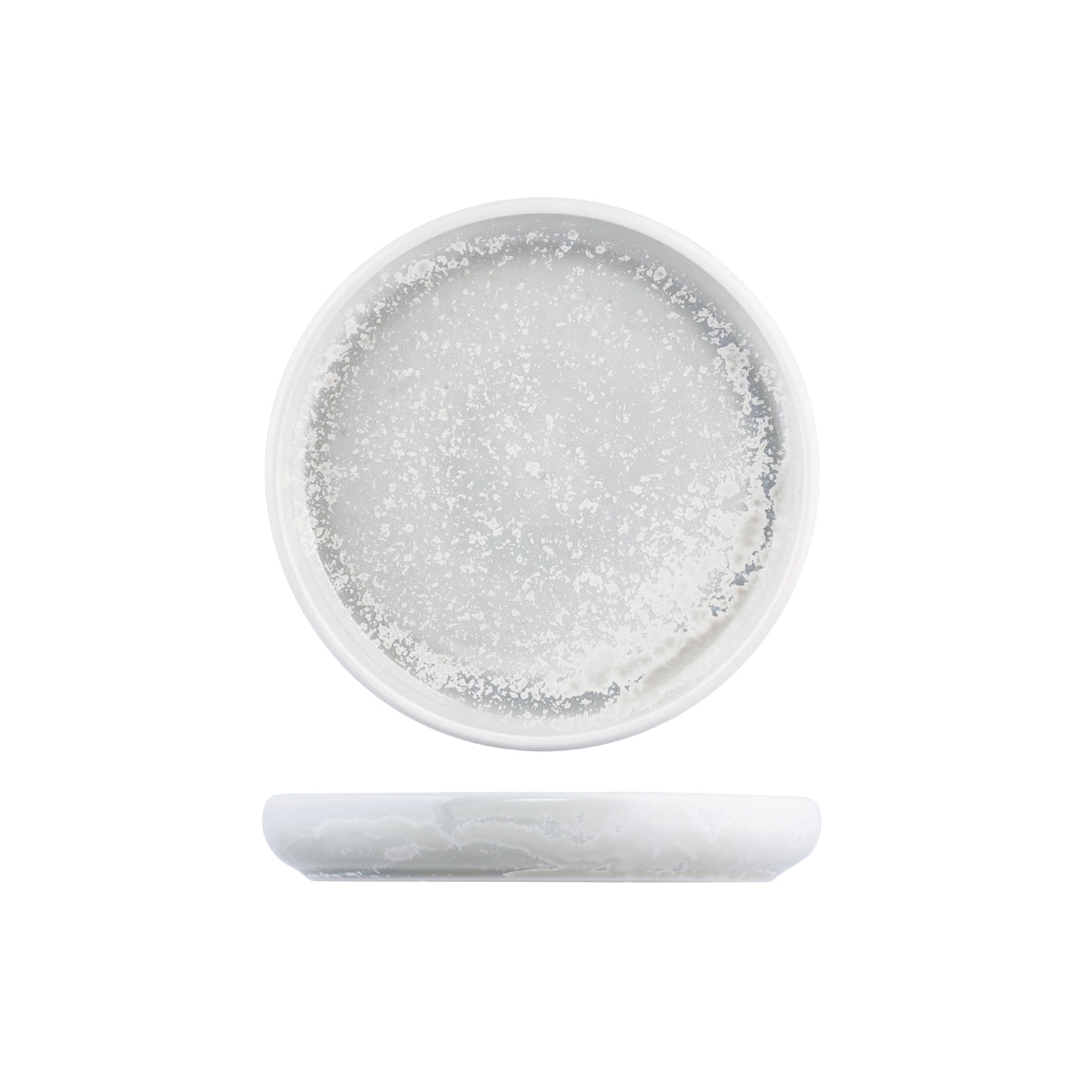 Stackable Round Plate - 210mm, Willow, Moda Porcelain from Moda Porcelain. made out of Porcelain and sold in boxes of 6. Hospitality quality at wholesale price with The Flying Fork!