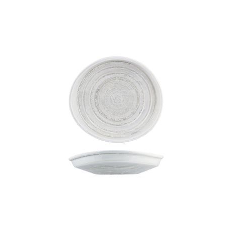 Organic Bowl-Plate - 205x185mm, Willow, Moda Porcelain from Moda Porcelain. made out of Porcelain and sold in boxes of 6. Hospitality quality at wholesale price with The Flying Fork!