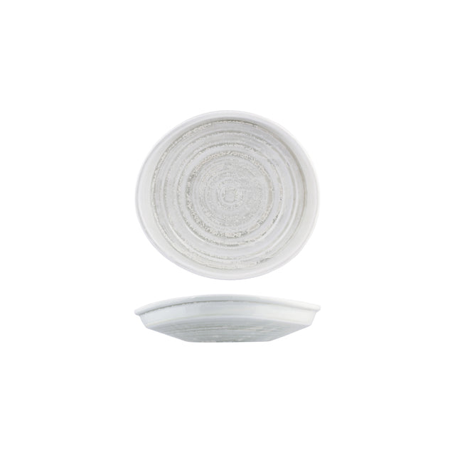 Organic Bowl-Plate - 205x185mm, Willow, Moda Porcelain from Moda Porcelain. made out of Porcelain and sold in boxes of 6. Hospitality quality at wholesale price with The Flying Fork!