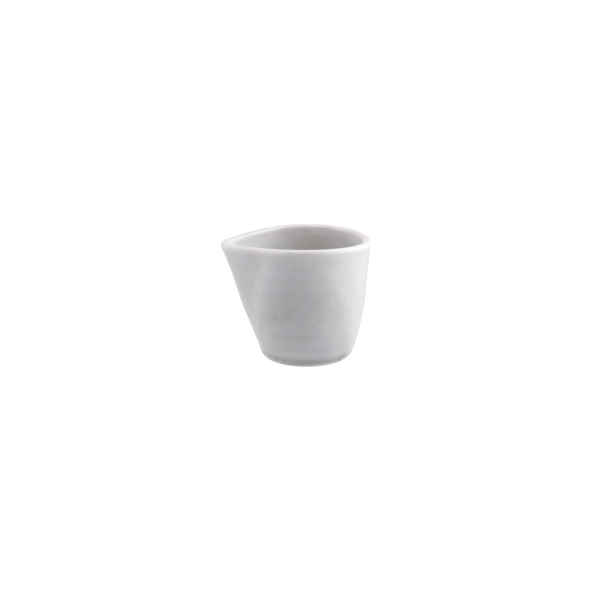 Creamer - 90ml, Willow from Moda Porcelain. made out of Porcelain and sold in boxes of 6. Hospitality quality at wholesale price with The Flying Fork!