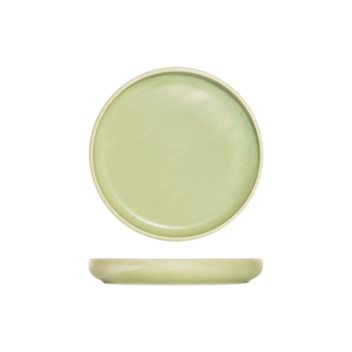 Round Plate - 190 mm, Lush, Jade from Moda Porcelain. made out of Porcelain and sold in boxes of 6. Hospitality quality at wholesale price with The Flying Fork!