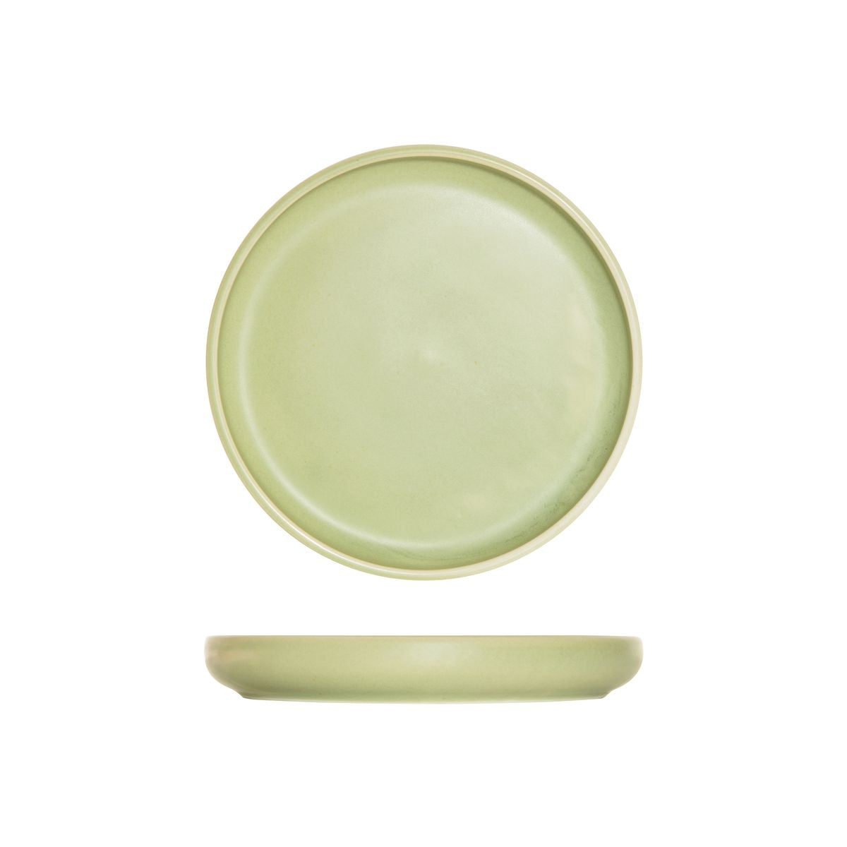 Stackable Round Plate - 210mm, Lush from Moda Porcelain. made out of Porcelain and sold in boxes of 6. Hospitality quality at wholesale price with The Flying Fork!