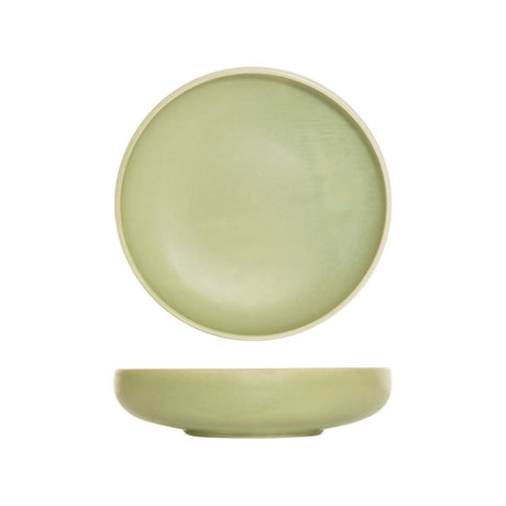 Round Share Bowl - 225mm, 1200ml, Lush from Moda Porcelain. made out of Porcelain and sold in boxes of 3. Hospitality quality at wholesale price with The Flying Fork!