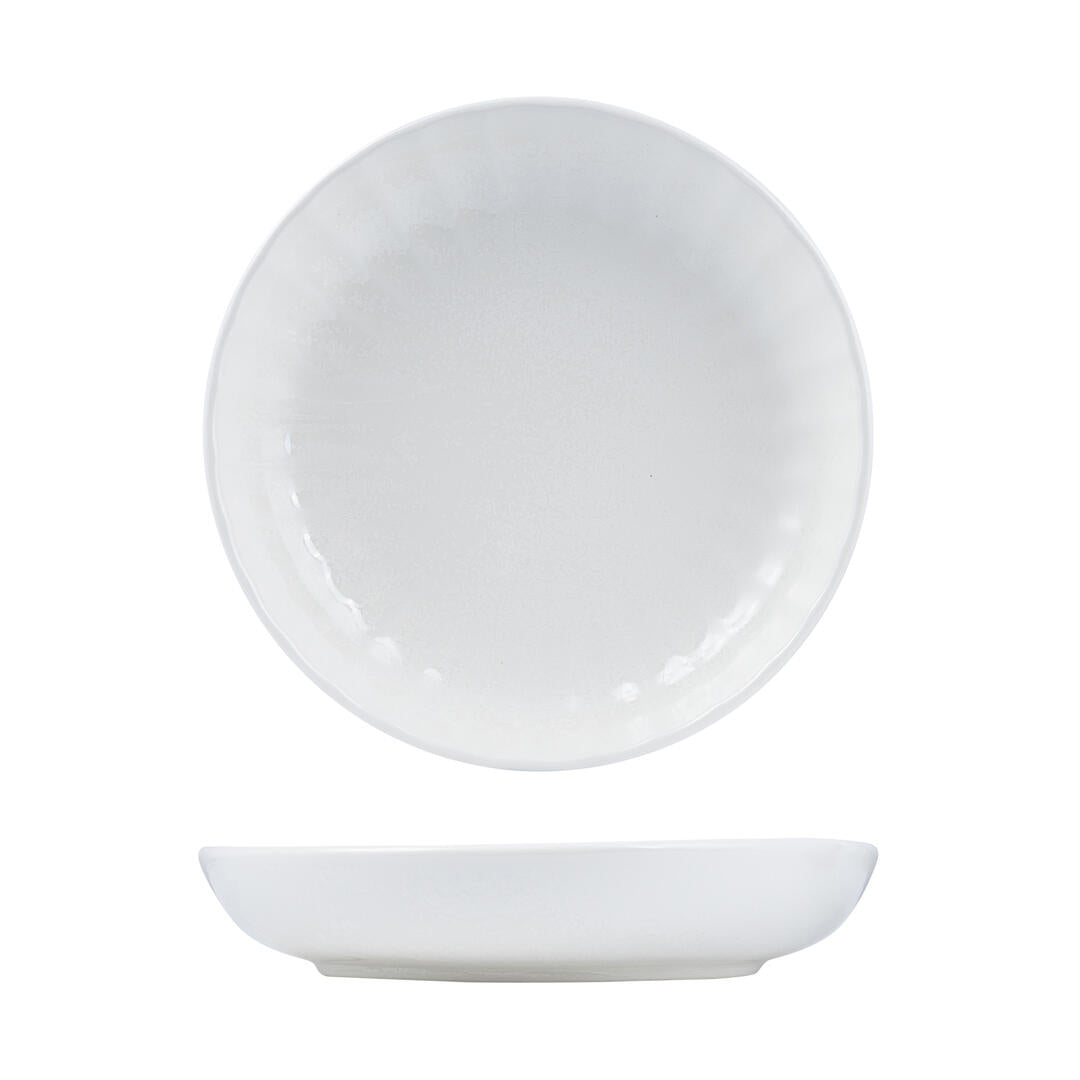 Share Bowl - 260mm, Scallop Snow: Pack of 3