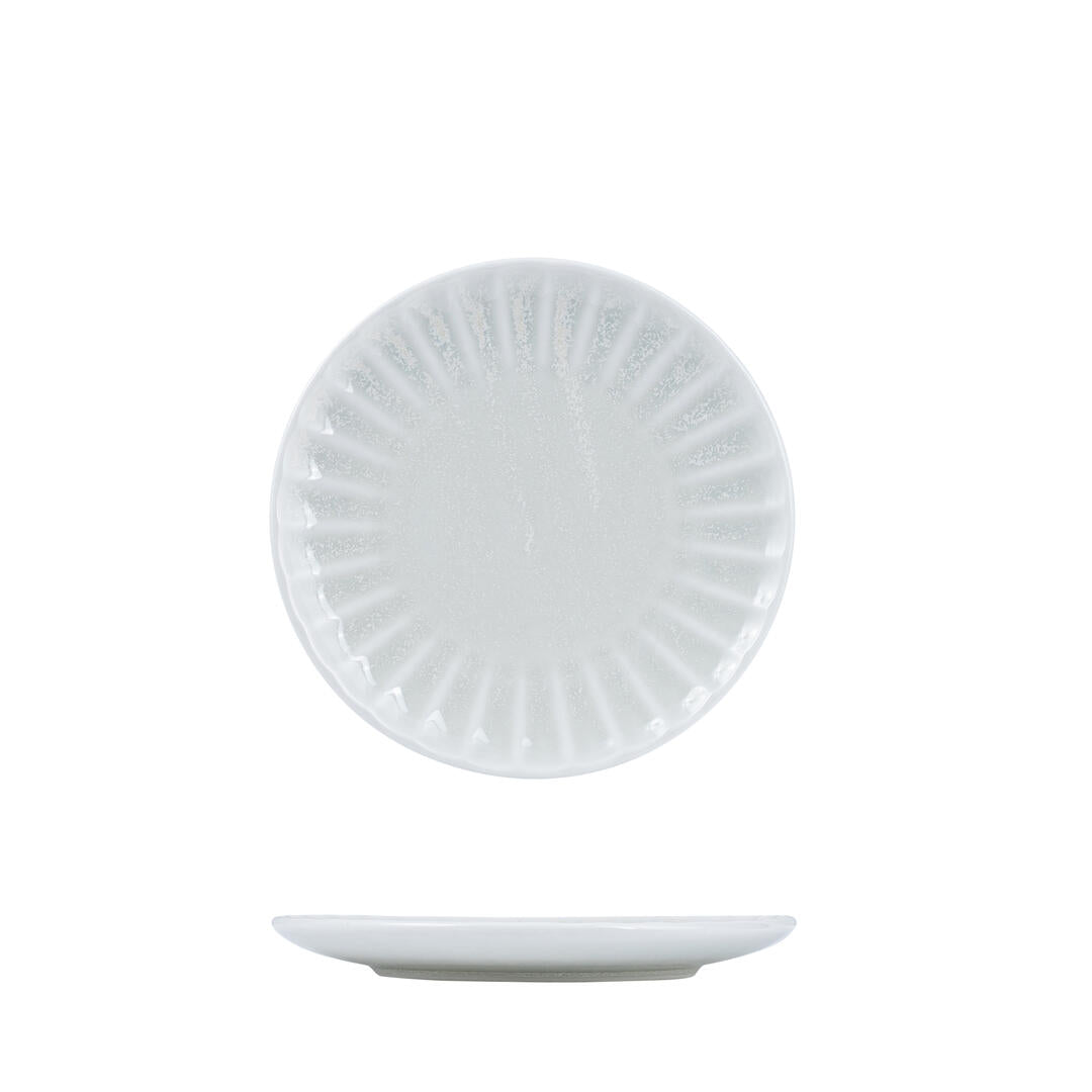 Round Plate - 205mm, Scallop Willow: Pack of 6