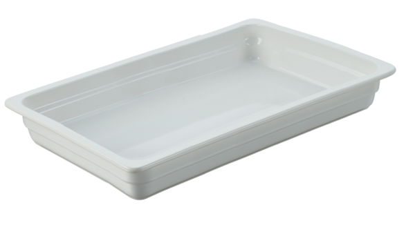 Porcelain Insert - GN 1-1 from Chef Inox. made out of Porcelain and sold in boxes of 1. Hospitality quality at wholesale price with The Flying Fork!