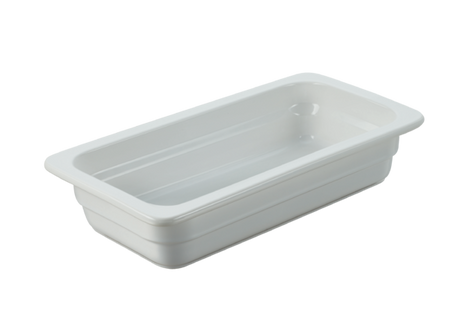 Rectangular Porcelain Insert - GN 1-3 from Chef Inox. made out of Porcelain and sold in boxes of 1. Hospitality quality at wholesale price with The Flying Fork!