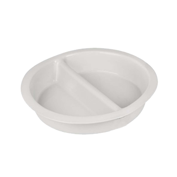 Round Porcelain Divided Insert - 337mm, 3700ml from Chef Inox. made out of Porcelain and sold in boxes of 1. Hospitality quality at wholesale price with The Flying Fork!