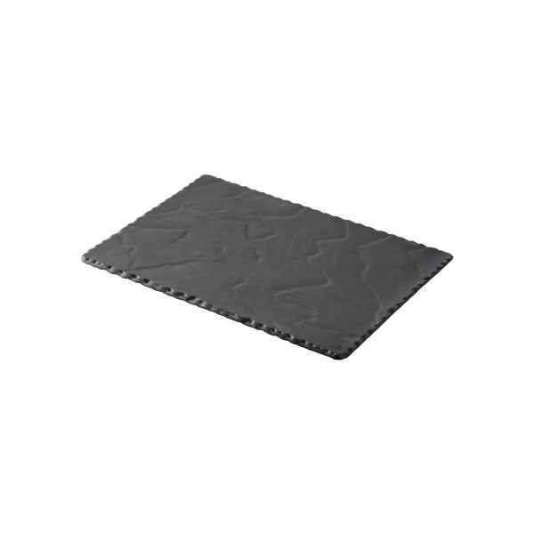 Basalt Plate - 300x200mm from Revol. made out of Porcelain and sold in boxes of 6. Hospitality quality at wholesale price with The Flying Fork!
