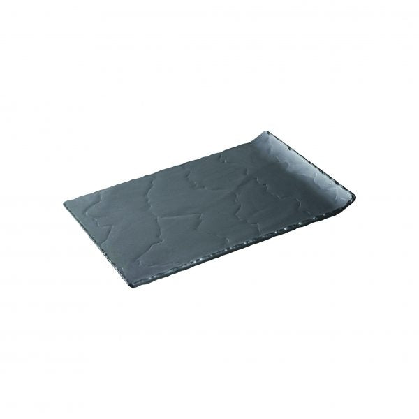 Basalt Rectangular Plate - 325x200mm from Revol. made out of Porcelain and sold in boxes of 3. Hospitality quality at wholesale price with The Flying Fork!