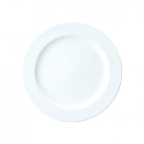 Rim Shape Round Plate (0941) - 280mm, Chelsea from Royal Porcelain. made out of Porcelain and sold in boxes of 12. Hospitality quality at wholesale price with The Flying Fork!