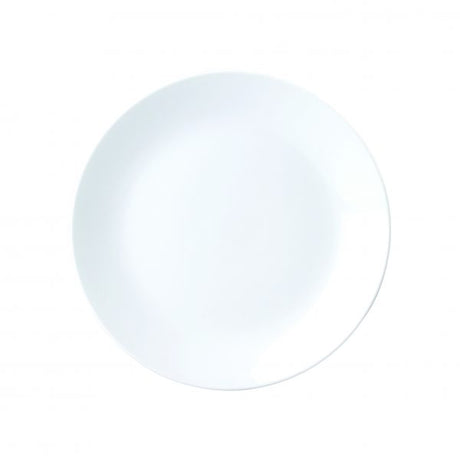 Coupe Round Plate (0237) - 210mm, Chelsea from Royal Porcelain. made out of Porcelain and sold in boxes of 24. Hospitality quality at wholesale price with The Flying Fork!