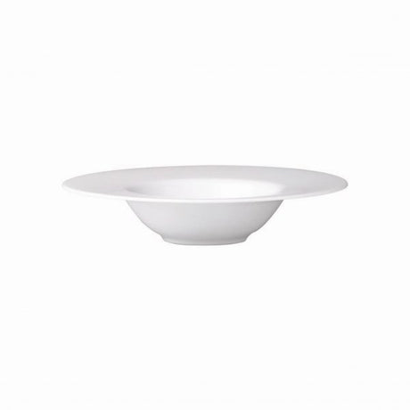 Wide Flat Rim Pasta Plate (0909) - 280x65mm, Chelsea from Royal Porcelain. Sold in boxes of 6. Hospitality quality at wholesale price with The Flying Fork!