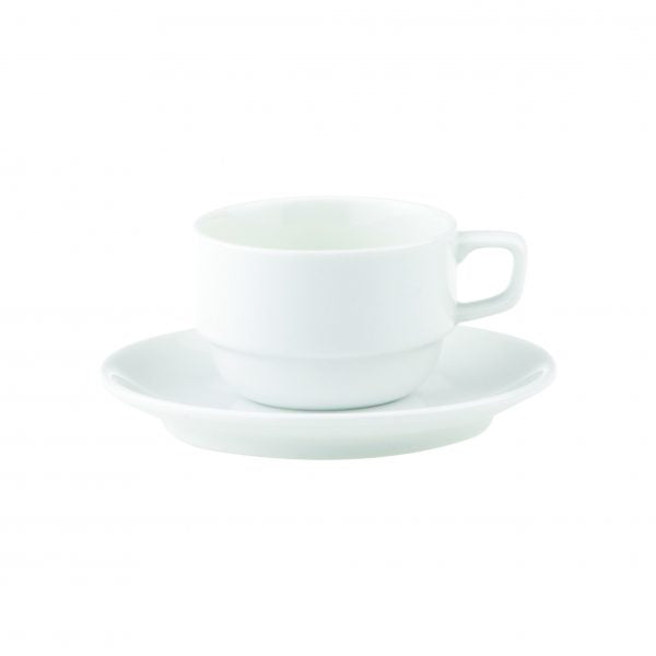 Saucer For 94040 & 94041 - 120mm, Chelsea from Royal Porcelain. made out of Porcelain and sold in boxes of 12. Hospitality quality at wholesale price with The Flying Fork!