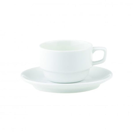 Saucer For 94040 & 94041 - 120mm, Chelsea from Royal Porcelain. made out of Porcelain and sold in boxes of 12. Hospitality quality at wholesale price with The Flying Fork!