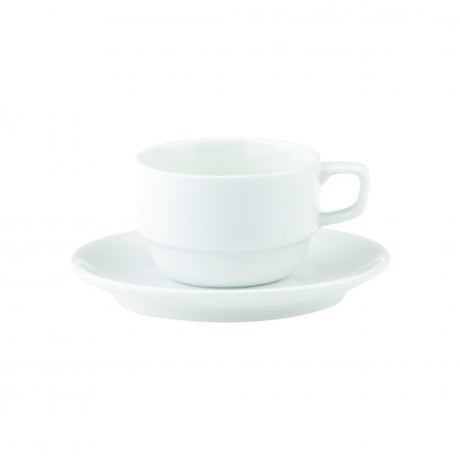 Saucer For 94040 & 94041 - 120mm, Chelsea from Royal Porcelain. made out of Porcelain and sold in boxes of 12. Hospitality quality at wholesale price with The Flying Fork! 