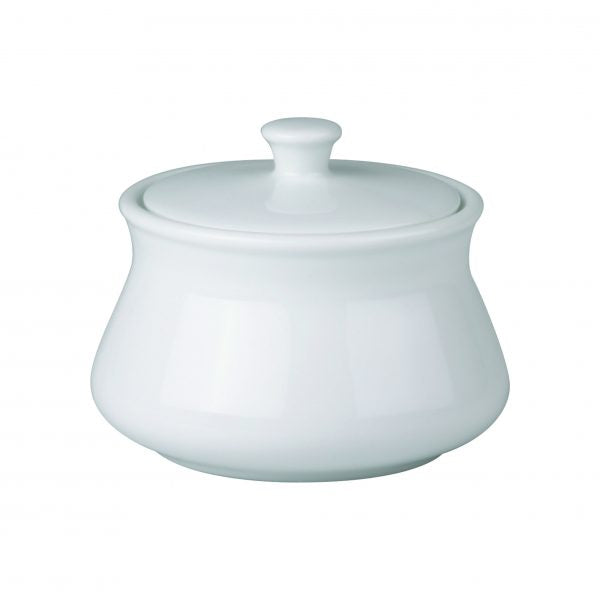 Sugar Bowl With Lid (0216) - 0.25Lt, Chelsea from Royal Porcelain. made out of Porcelain and sold in boxes of 12. Hospitality quality at wholesale price with The Flying Fork!