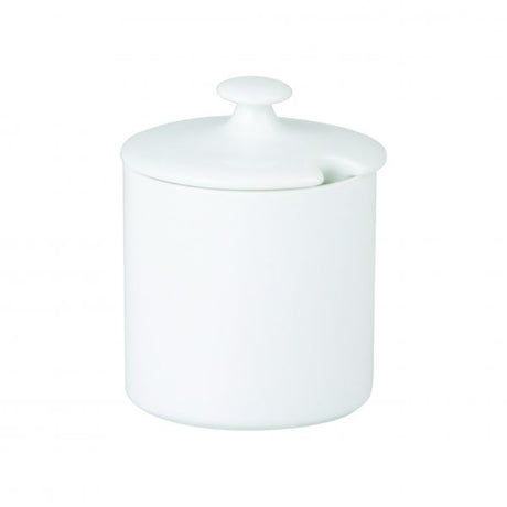 Condiment Bowl With Lid - 0.10Lt, Chelsea from Royal Porcelain. made out of Porcelain and sold in boxes of 3. Hospitality quality at wholesale price with The Flying Fork!