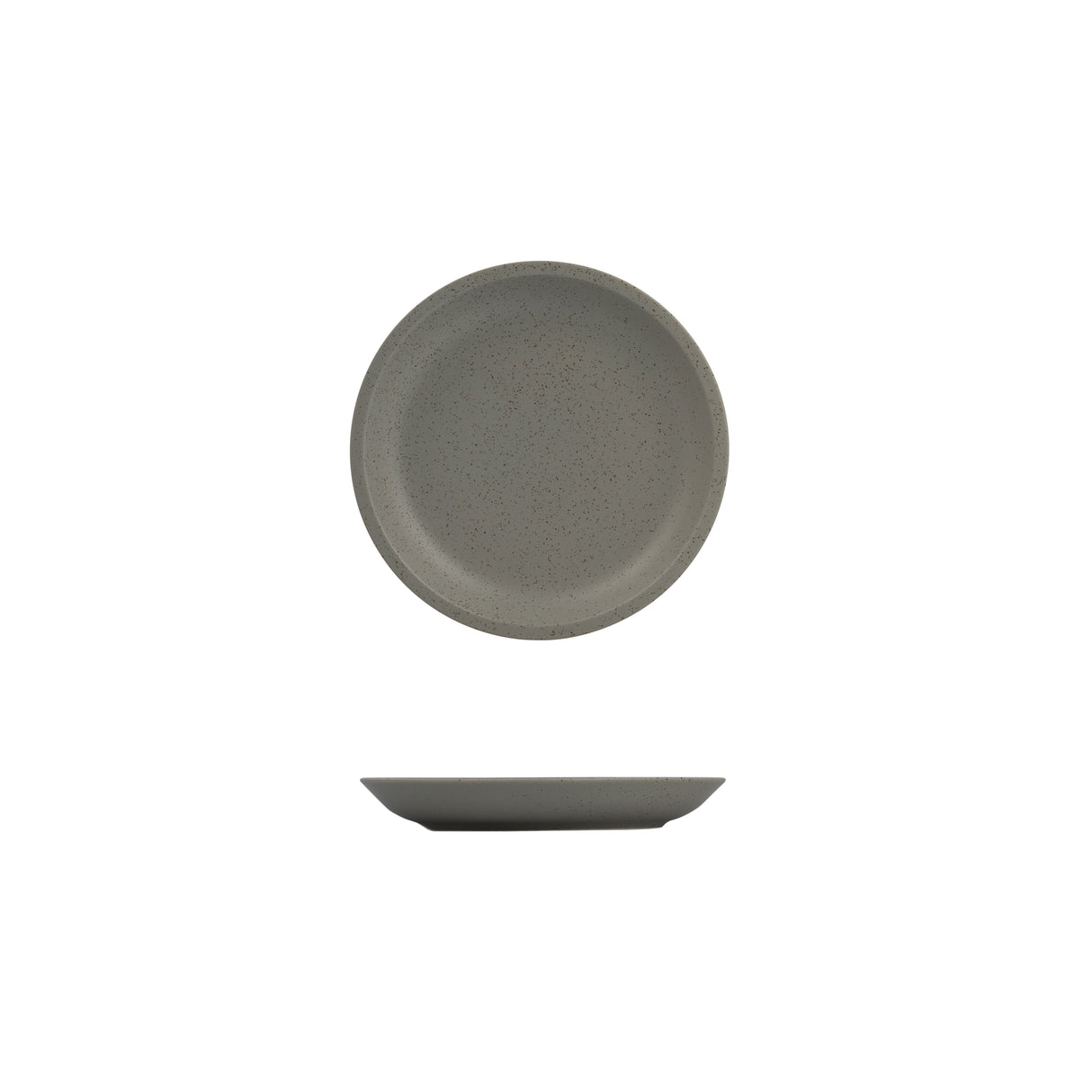 Round Plate 173Mm, Ash from Luzerne. Sold in boxes of 6. Hospitality quality at wholesale price with The Flying Fork!