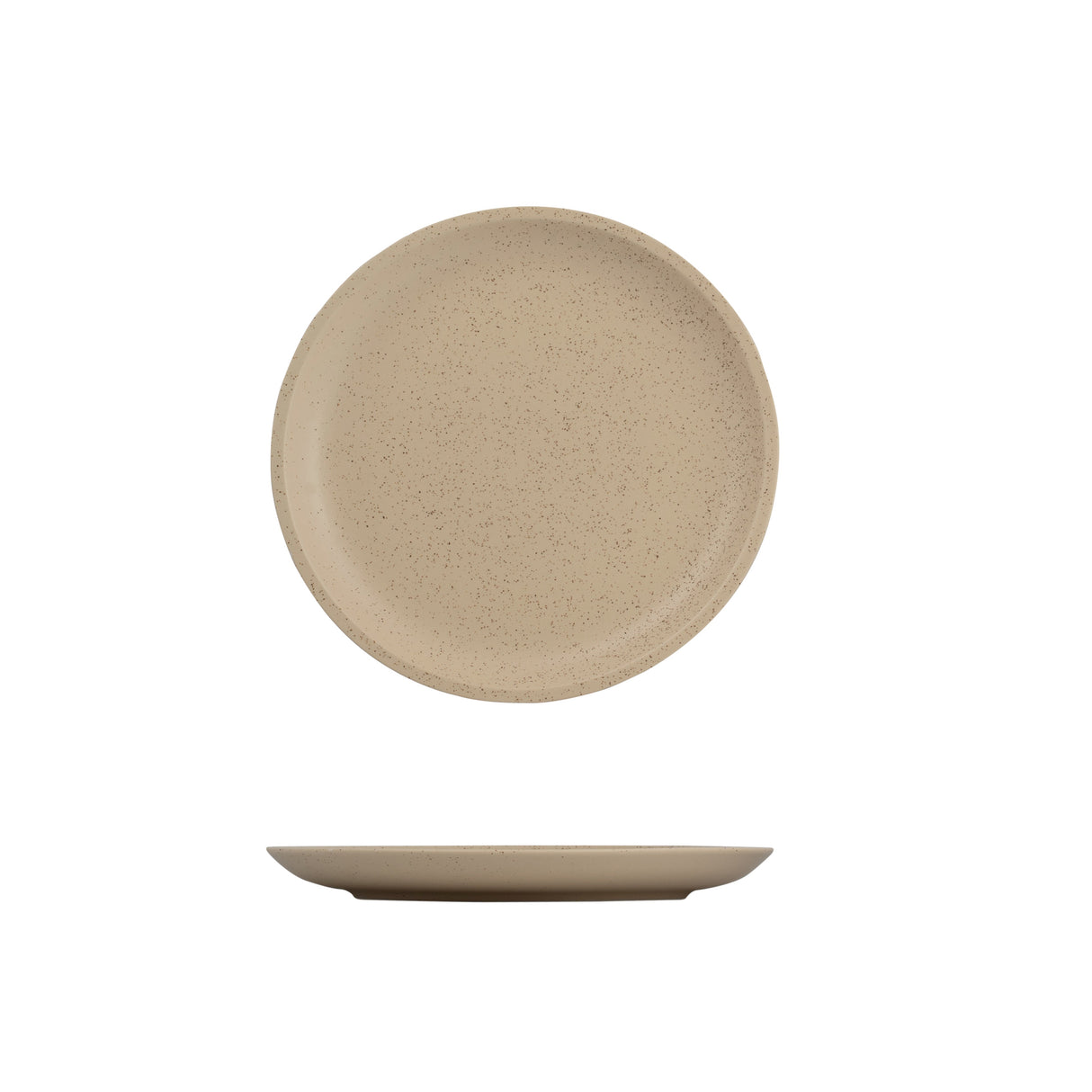 Round Plate - 231Mm, Clay from Luzerne. Sold in boxes of 4. Hospitality quality at wholesale price with The Flying Fork!