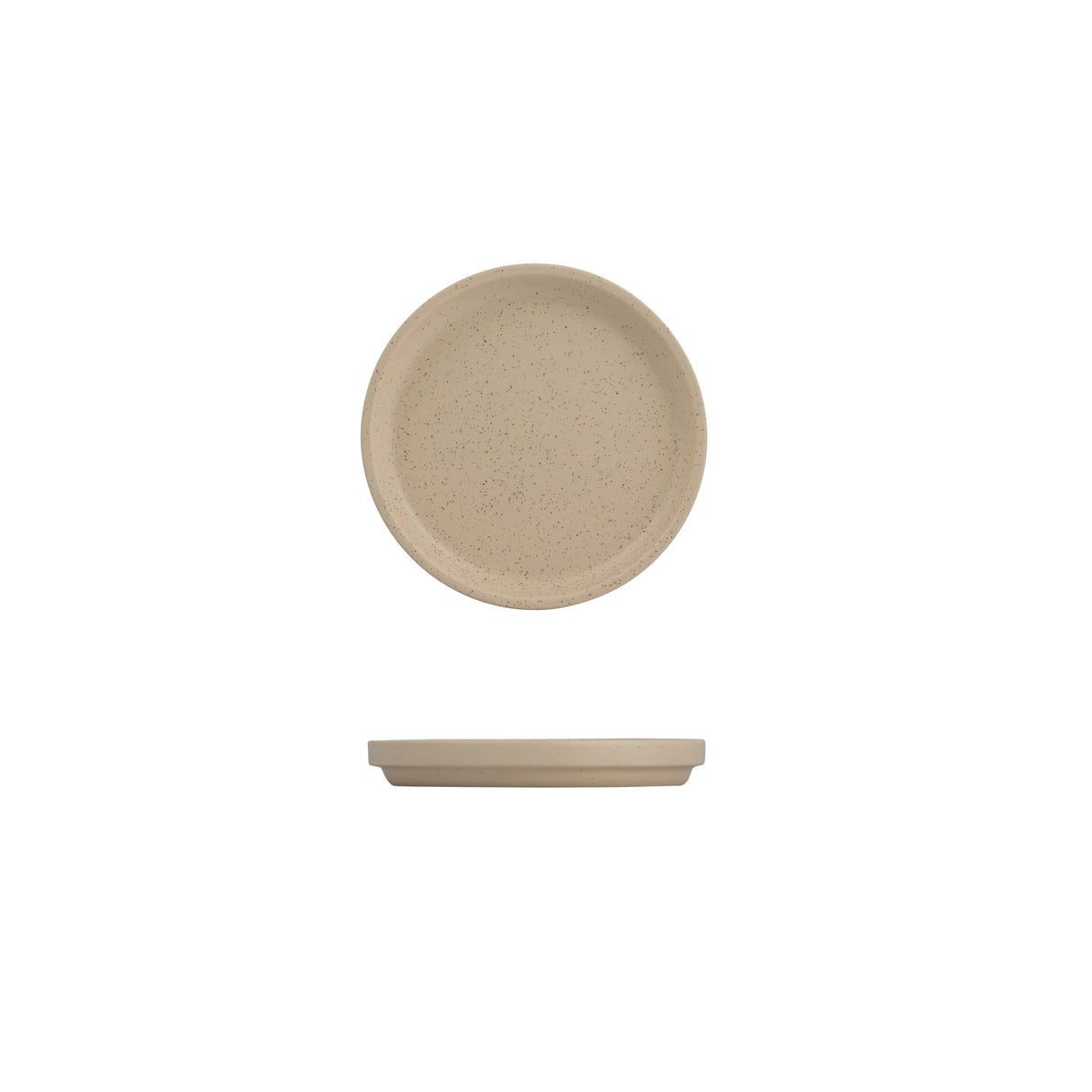 Stackable Round Plate - 160Mm, Clay from Luzerne. Stackable and sold in boxes of 6. Hospitality quality at wholesale price with The Flying Fork!
