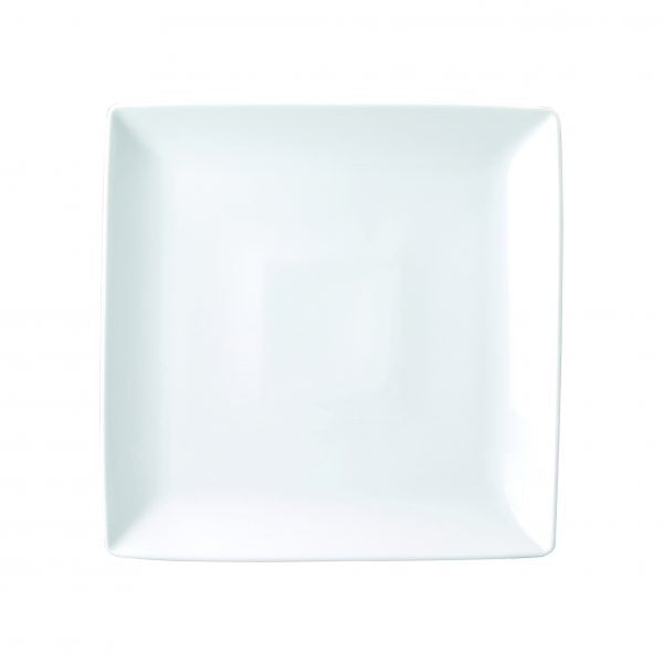 Square Deep Plate (4108) - 240mm, Chelsea from Royal Porcelain. made out of Porcelain and sold in boxes of 12. Hospitality quality at wholesale price with The Flying Fork!