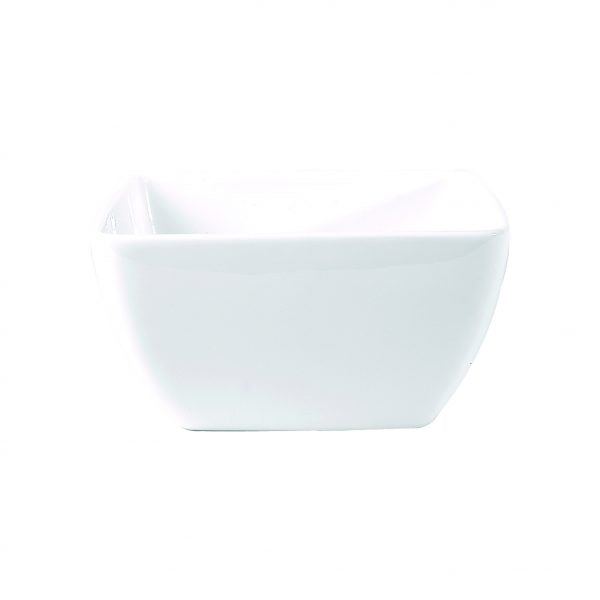 Square Salad Bowl (4122) - 125mm, Chelsea from Royal Porcelain. made out of Porcelain and sold in boxes of 24. Hospitality quality at wholesale price with The Flying Fork!
