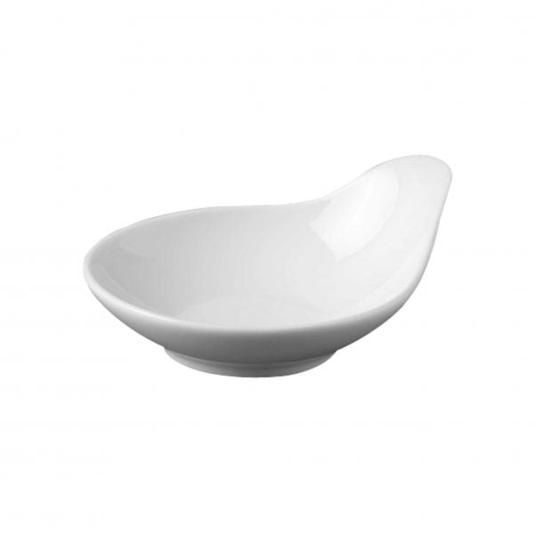 Canape Dish - 80x95mm, Chelsea from Royal Porcelain. made out of Porcelain and sold in boxes of 36. Hospitality quality at wholesale price with The Flying Fork!