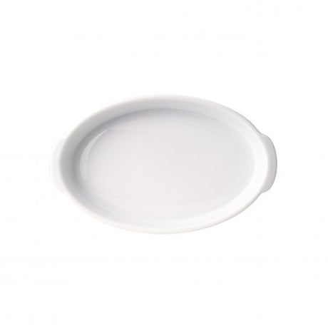 Oval Dish - 220x130mm, Chelsea from Royal Porcelain. made out of Porcelain and sold in boxes of 6. Hospitality quality at wholesale price with The Flying Fork!