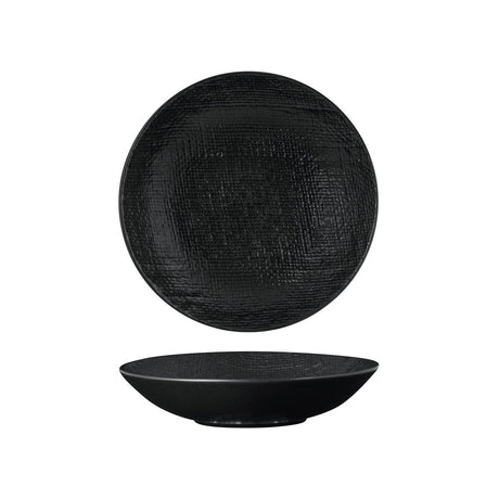 SHARE BOWL-200mm , MATT BLACK from Luzerne. Textured, made out of Ceramic and sold in boxes of 1. Hospitality quality at wholesale price with The Flying Fork!
