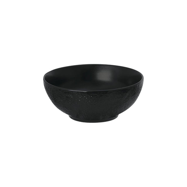 ROUND BOWL-160mm , MATT BLACK from Luzerne. Textured, made out of Ceramic and sold in boxes of 6. Hospitality quality at wholesale price with The Flying Fork!